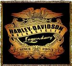  NEW Harley Davidson ® Harley Heritage Spirit Tapestry Throw